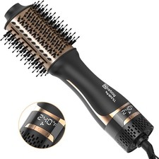 Usado, Escova secadora de cabelo Nicebay escova secadora em uma HB-822 - Preto/dourado comprar usado  Enviando para Brazil