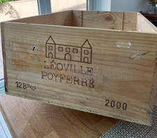 Wooden wine box for sale  SHEFFIELD