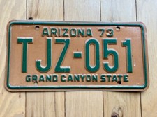 1973 arizona license for sale  Tacoma