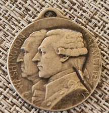 Médaille washington lafayette d'occasion  Montargis