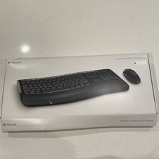 Microsoft Windows Wireless Comfort 5050 teclado desktop com caixa, mouse SEM DONGLE comprar usado  Enviando para Brazil