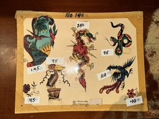 Folha flash de tatuagem 1975 loja usada alça colorida 14x11 máquina de imagem comprar usado  Enviando para Brazil