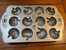 CIROA Cast Alumínio Abóbora Forma 12 Seção Mini Cake Pan comprar usado  Enviando para Brazil