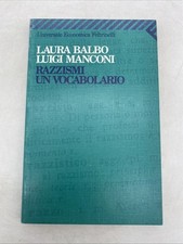 Balbo manconi razzismi usato  Borgo Mantovano