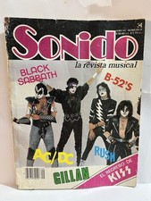 Usado, Rare Kiss's return  Cover 1980 México Magazine Sonido HTF comprar usado  Enviando para Brazil