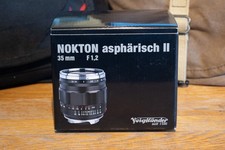 Voigtlander 35mm f1.2 for sale  DUNFERMLINE