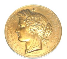 Jolie médaille bronze d'occasion  Céret