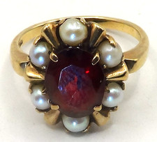 antique garnet pearl ring for sale antique garnet pearl ring for sale Ruther Glen