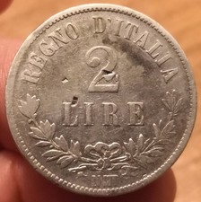 Moneta lire 1863 usato  Olbia