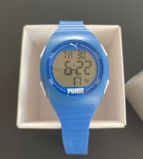 Relógio de pulso PUMA 7 P6035 silicone azul alarme cronógrafo digital comprar usado  Enviando para Brazil