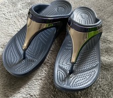 Crocs navy sandals for sale  HEATHFIELD