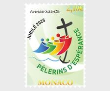 Cruz do Jubileu do Ano Santo de Mônaco 2025 evento pastoral Igreja Católica Romana 1v sem marca de charneira comprar usado  Enviando para Brazil