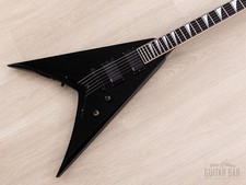 1996 Charvel por Jackson King V pescoço através da guitarra preto com EMG e estojo comprar usado  Enviando para Brazil