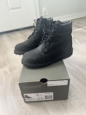 Boys black timberlands for sale  Jacksonville