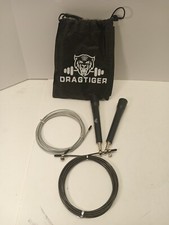 Dragtiger Cross fit corda de pular corda de velocidade cabeça giratória cabo sobressalente e bolsa de transporte comprar usado  Enviando para Brazil