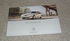 Folheto Mercedes Classe C Sports Coupe 2002 - C220 CDI C180 C200K C230K C320 comprar usado  Enviando para Brazil