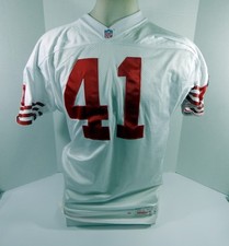 Camiseta branca 1995 San Francisco 49ers Toi Cook #41 edição de jogo 44 DP34730 comprar usado  Enviando para Brazil