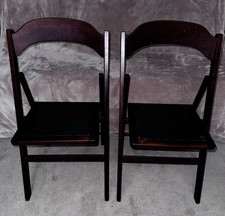 6 brown folding metal chairs for sale  Bellmore