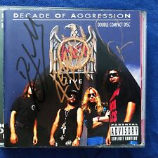 CD ao vivo SLAYER Decade Of Aggression assinado por 3 Araya King Lombardo Metallic comprar usado  Enviando para Brazil
