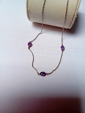 Collier argent améthyste d'occasion  Lévignac