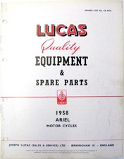 Lucas ariel motorcycles for sale  LEICESTER