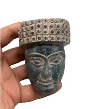 Antigo objeto de cabeça barbudo nefrita do Oriente Próximo Jade Gud comprar usado  Enviando para Brazil