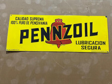Porcelian pennzoil enamel d'occasion  Expédié en Belgium