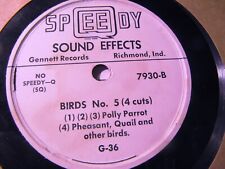 Speedy sound effects for sale  San Francisco