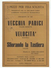 Spartiti vecchia parigi usato  Settimo Torinese