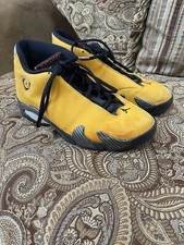 Nike Air Jordan Retro 14 Ferrari Reversa 2019 Tamanho 8 Autêntico Amarelo OG Usado comprar usado Nike Air Jordan Retro 14 Ferrari Reversa 2019 Tamanho 8 Autêntico Amarelo OG Usado comprar usado  Enviando para Brazil