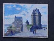 Tableau paysage marin d'occasion  Pleudihen-sur-Rance
