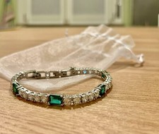 Bracciale tennis zirconi usato  Mantova