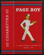PAQUETE DE CIGARRILLOS/TABACO VINTAGE - #0015 - CASCO 10's - ST. JAMES TOB. CO. PAGE BOY segunda mano  Embacar hacia Mexico