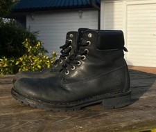Schwarze stiefel gefüttert gebraucht kaufen  Rostock