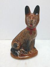 Vintage MCM Cerâmica Pastor Alemão/Belga/Malinois Cão Cerâmico Esmaltado comprar usado  Enviando para Brazil