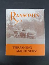 Vintage ransomes thrashing for sale  LEIGHTON BUZZARD