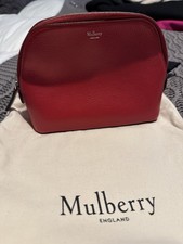 Mulberry red leather for sale  BICESTER
