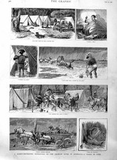 Old antique print for sale  UK
