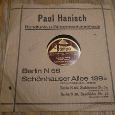 Schellack platte tempo gebraucht kaufen  Berlin