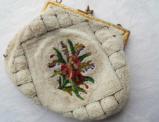 Vintage needlepoint beaded for sale  PLYMOUTH