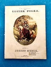 Partituras The Coster Polka 1853 JOHANN MUNCK Lady on Horseback LITOGRAFIA! comprar usado  Enviando para Brazil
