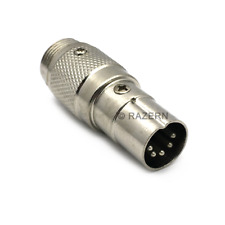 NOWY 4-pinowy mikrofon Cobra na 5-pinowy adapter DIN do realistycznego radia cb Cybernet na sprzedaż  Wysyłka do Poland