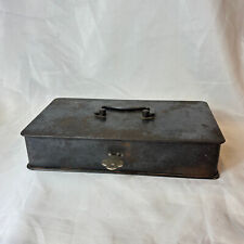Vtg steel lockbox for sale  White Marsh