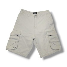 Shorts cargo Fox Racing caqui grunge caqui Y2K ajuste largo masculino 30x10,5 comprar usado  Enviando para Brazil