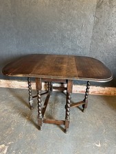 Antique oak drop for sale  STAFFORD