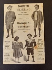 Pubblicità 1901 tominetti usato  Crescentino