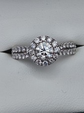 Diamond halo ring for sale  West Columbia