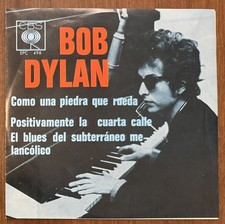 BOB DYLAN - COMO UNA PIEDRA QUE RUEDA - RARO MEXICANO 7" EP Like A Rolling Stone comprar usado  Enviando para Brazil