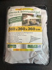 Floracord dreiecksonnensegel 3 gebraucht kaufen  Zirndorf