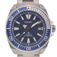 Relógio masculino automático SEIKO Prospex Diver 4R35-01V0 data mostrador azul B#138747 comprar usado  Enviando para Brazil